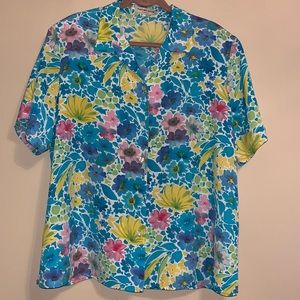 “Notations” women 1x blouse vintage 90s